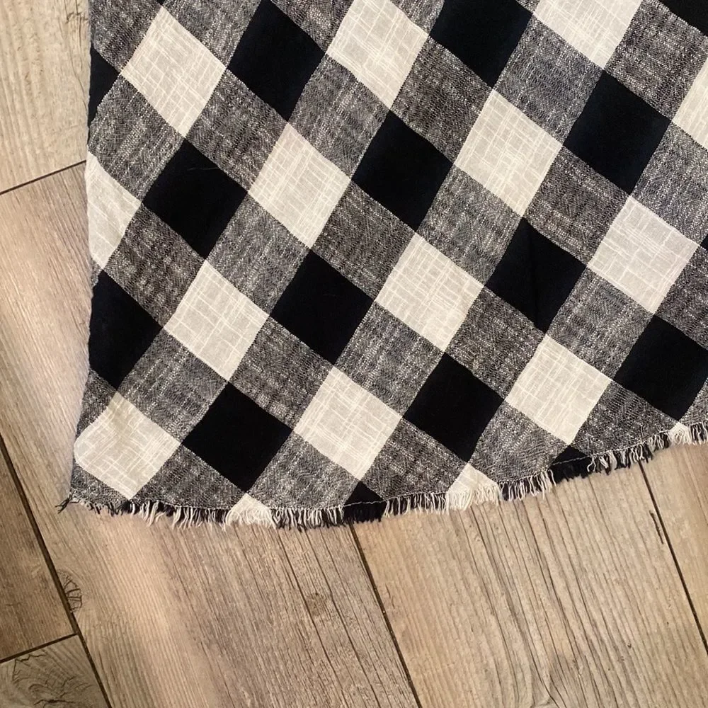 Philosophy Black and White Checkered Dress, Size  4 - Picture 3 of 8